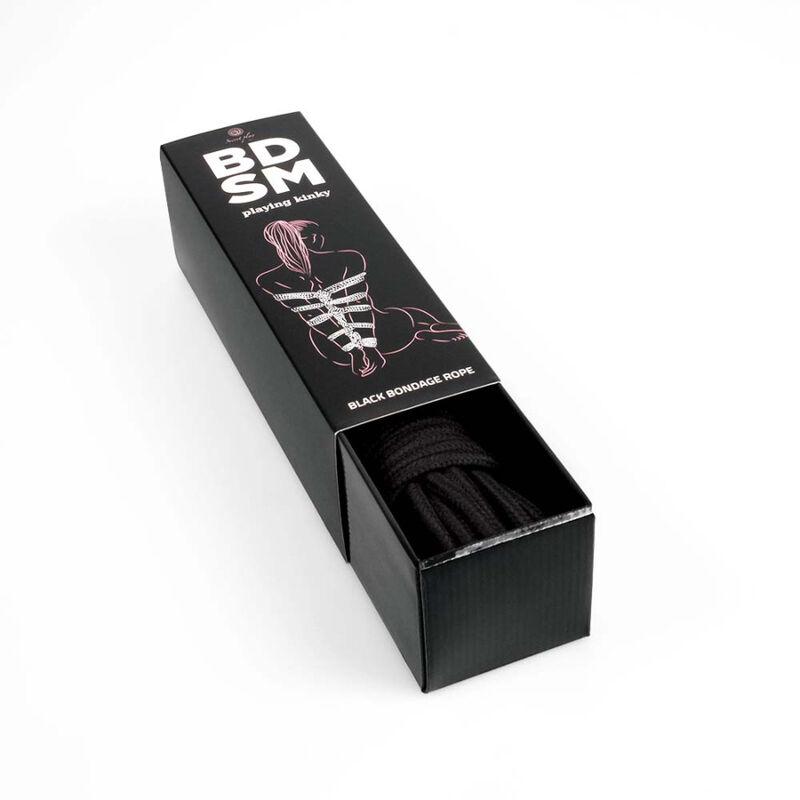 Secretplay Black Bondage Rope 10m - Bdsm Collection