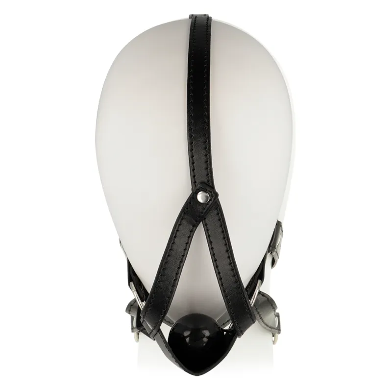 Ohmama Head Harness With Muzzle Cover Ball Gag