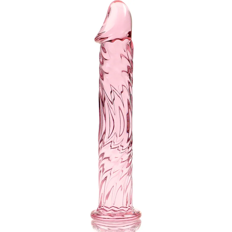 Nebula Series By Ibiza - Model 12 Dildo Borosilicate Glass 17 X 3.5 Cm Pink
