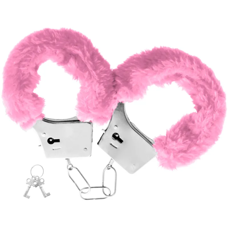 Ohmama - Pleasure Furry Handcuffs Pink