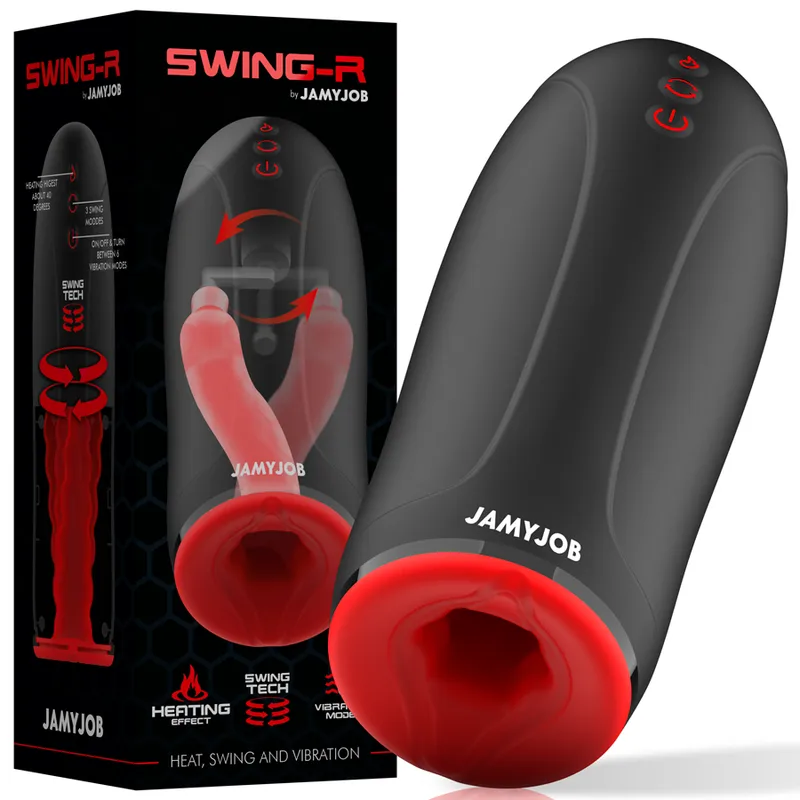 Jamyjob - Swing-R Heating Effect, Swing Tech And Vibration Masturbator