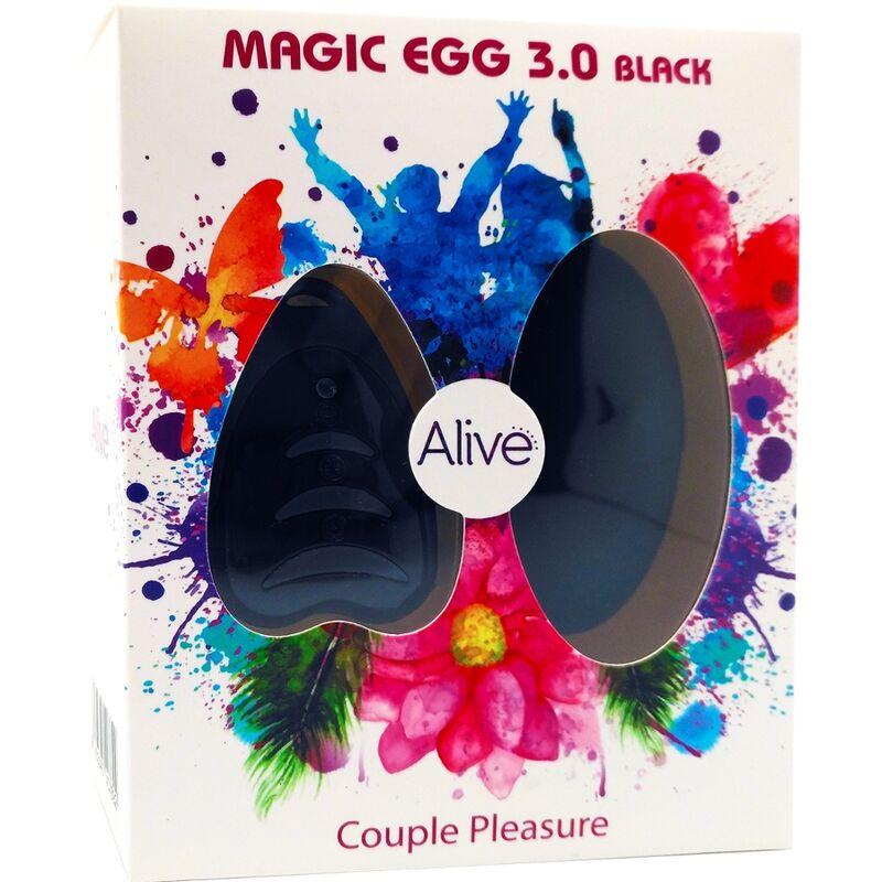 Alive - Magic Egg 3.0 Vibrating Egg Remote Control Black