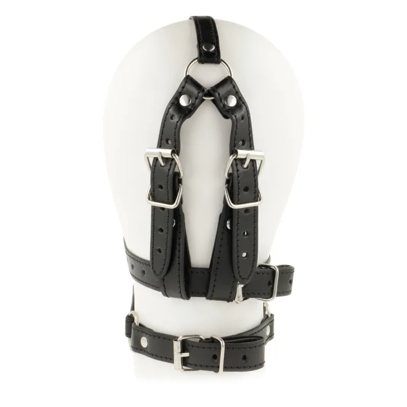 Ohmama Head Harness With Muzzle Cover Ball Gag