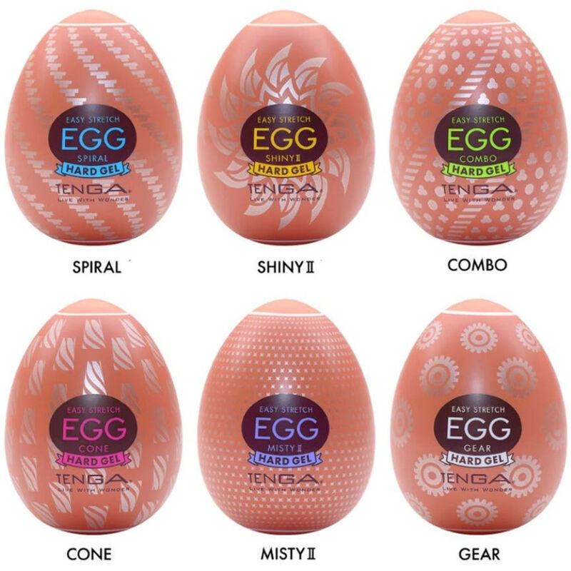 Tenga - Hard Boiled Masturbator Egg Pack 6 Units