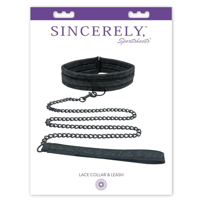 Sportsheets - Sincerely Lace Collar And Leash