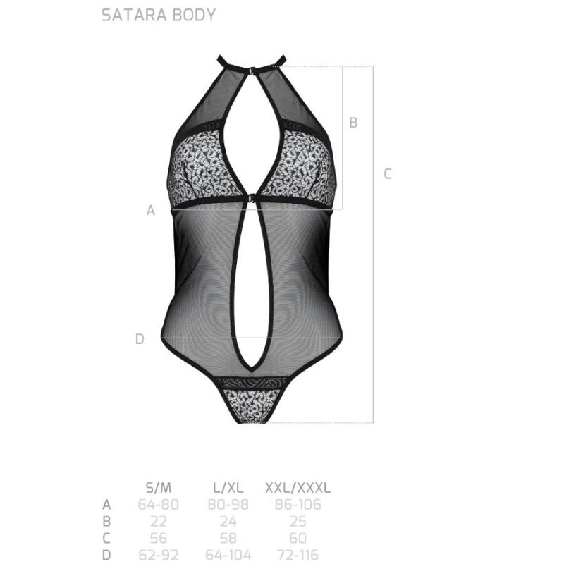 Passion - Satara Body Erotic Line Black L/Xl