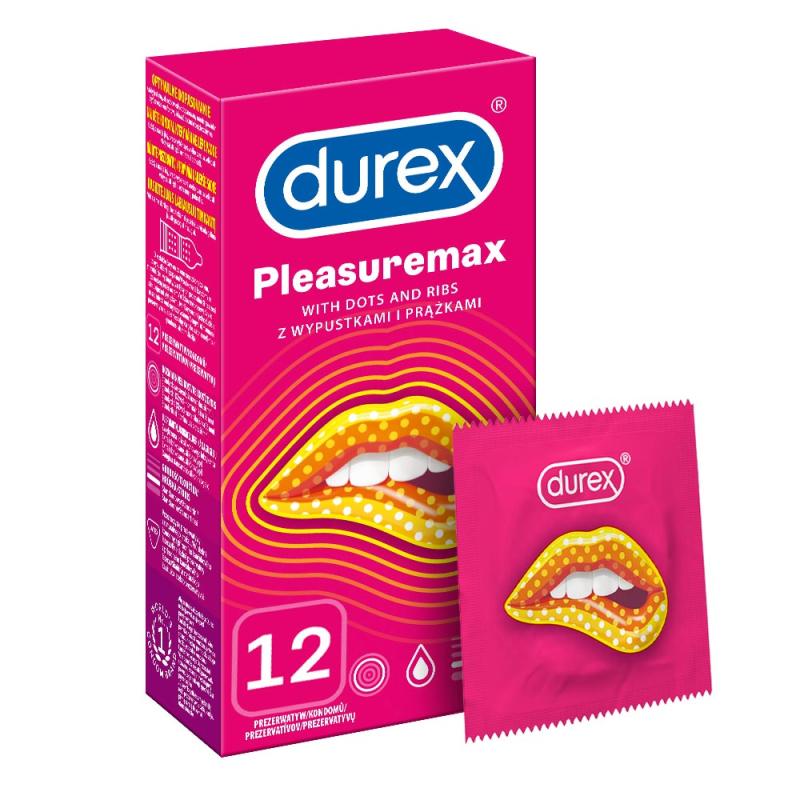 Durex Pleasuremax 12 kusov - Kondómy