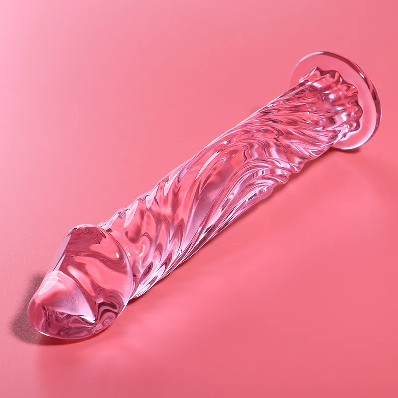 Nebula Series By Ibiza - Model 12 Dildo Borosilicate Glass 17 X 3.5 Cm Pink