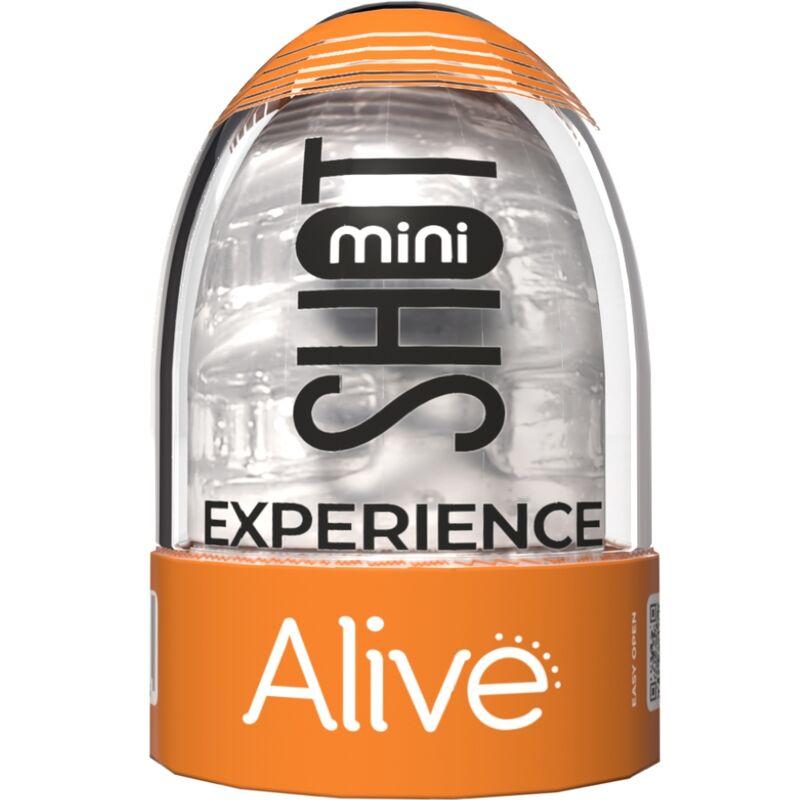 Alive - Shot Experience Mini Masturbator Transparent