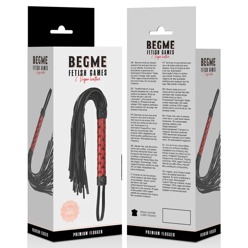 Begme Red Edition Whip Vegan Leather